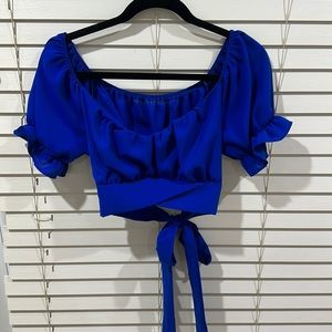 Night out Open Back Crop Top